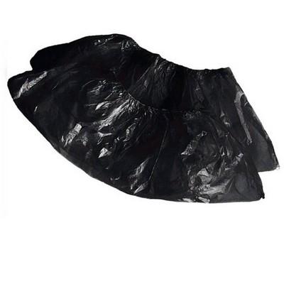 Бахилы п/э черные, 50 пар.