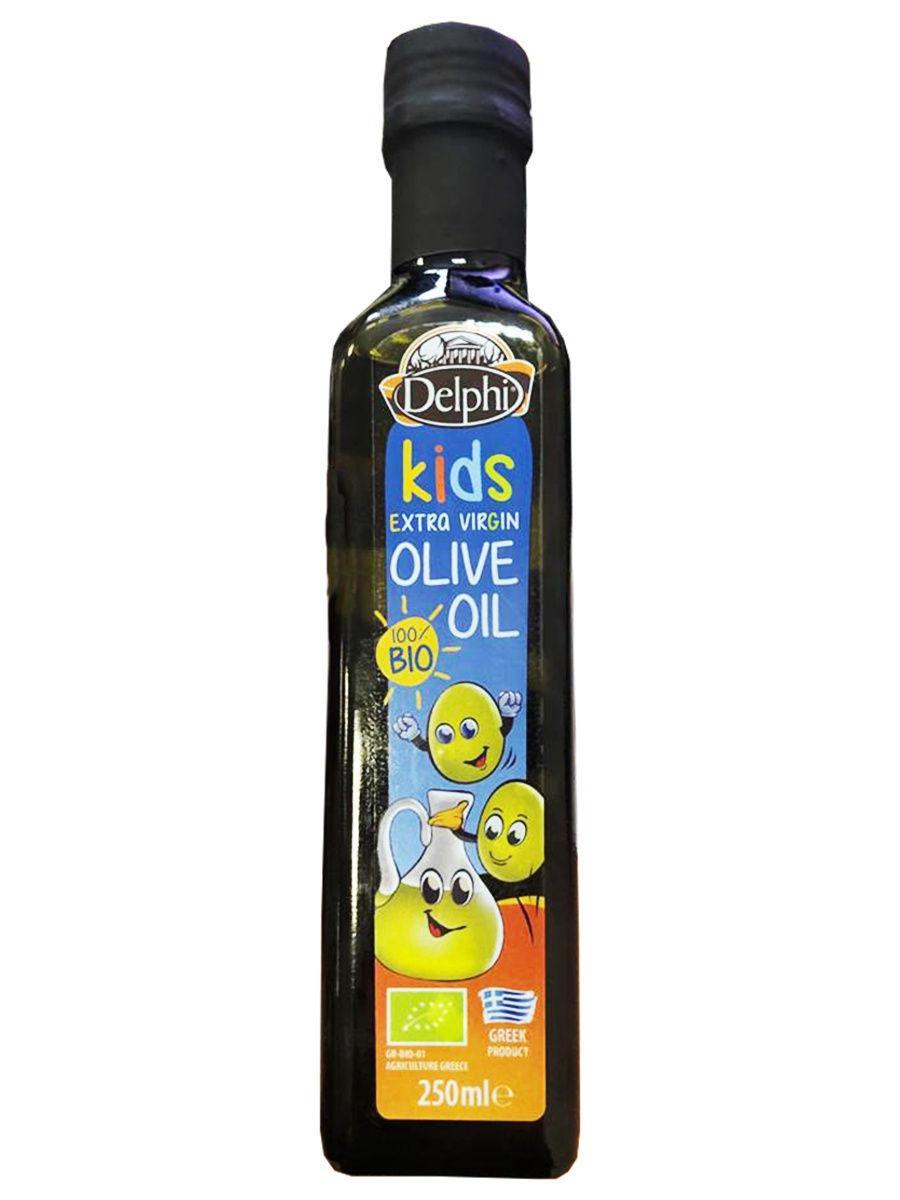 Масло Delphi Kids оливковое Extra Virgin 250 мл., стекло