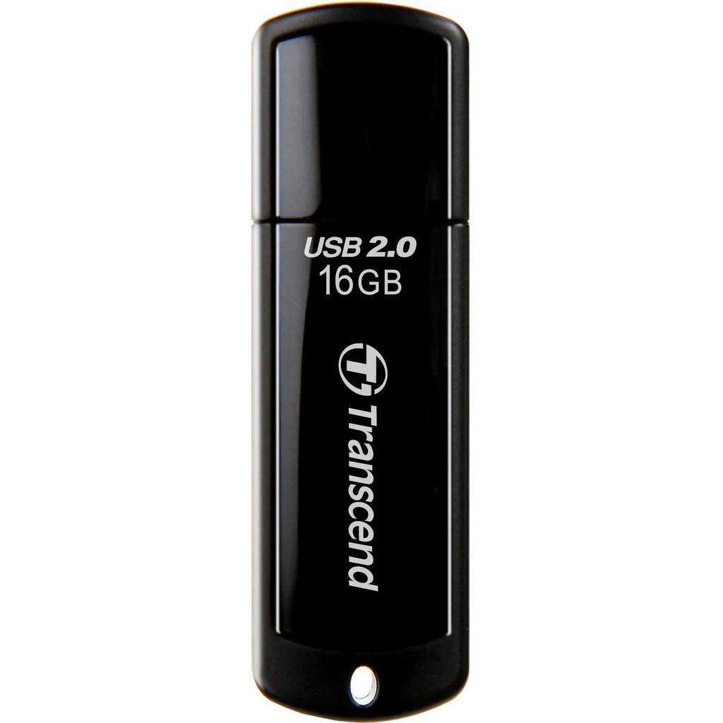 Флэш-диск 16 GB, TRANSCEND Jet Flash 350, USB 2.0, черный, TS16GJF350