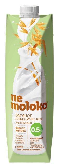 Напиток Nemoloko овсяный Классический ЭкстраЛайт 1 л., тетра-пак