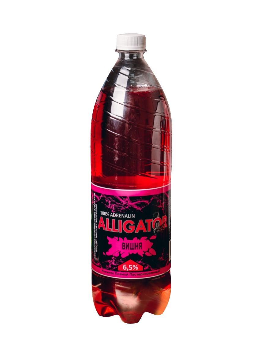 Напиток пивной Alligator вишня 6,5% 1,35 л., ПЭТ