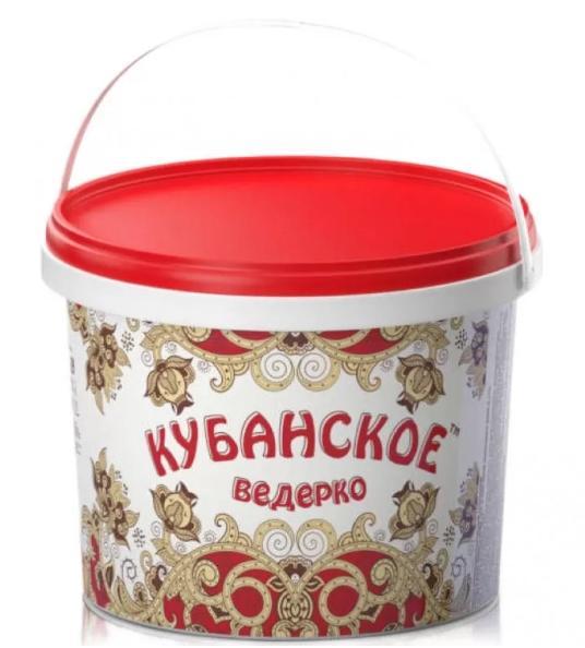Продукт сметанный Кубанское ведерко 20% 5 кг., ПЭТ