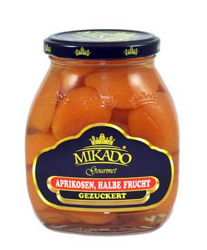 Абрикосы Мikado половинки очищенные в сиропе