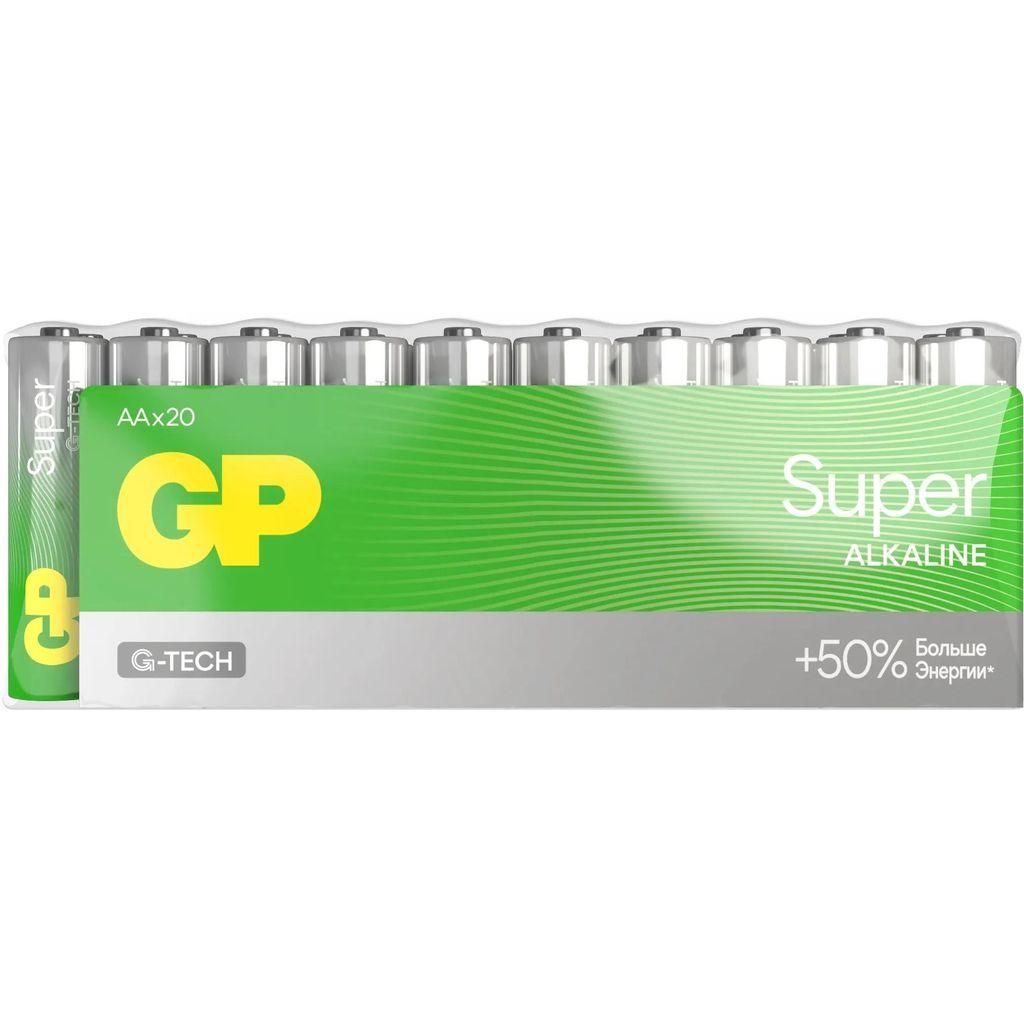 Батарейка AA GP Super Alkaline 15AA21-2CRSWC20, 20 шт.