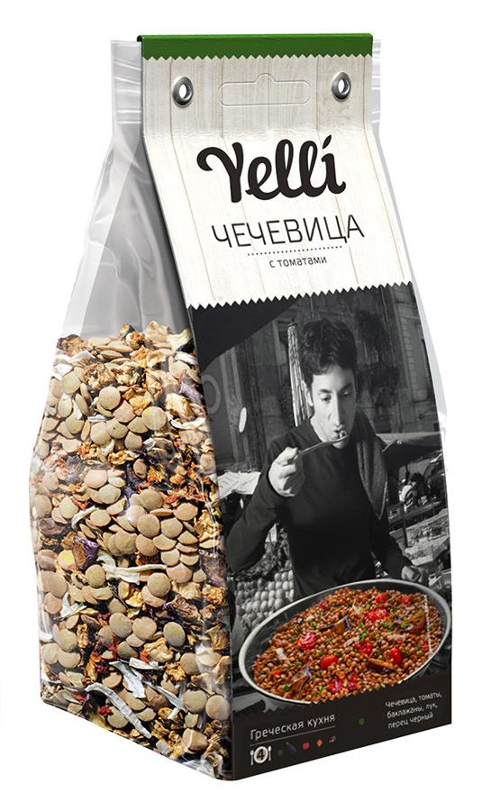 Чечевица с томатами, Yelli, 250 гр., флоу-пак