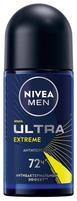 Антиперспирант NIVEA MEN ULTRA EXTREME роликовый 50 мл., стекло
