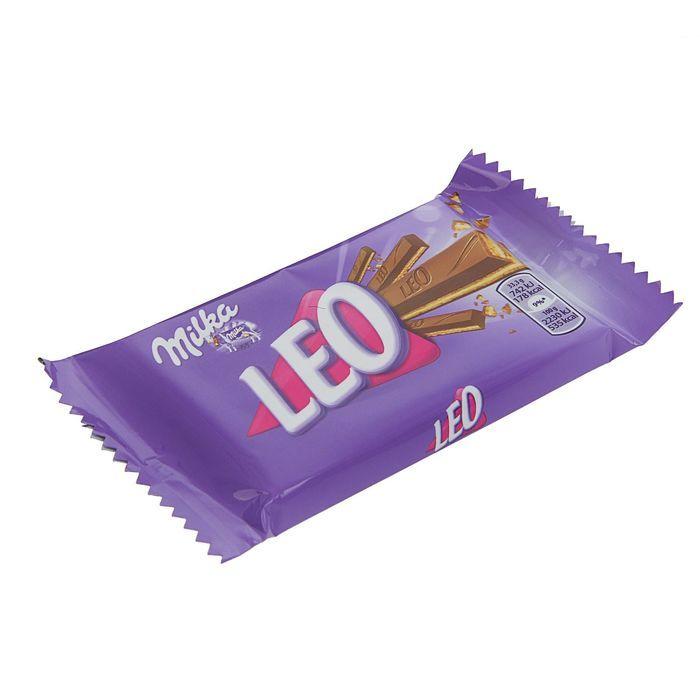Батончик шоколадный Milka Leo 33.3 гр., флоу-пак