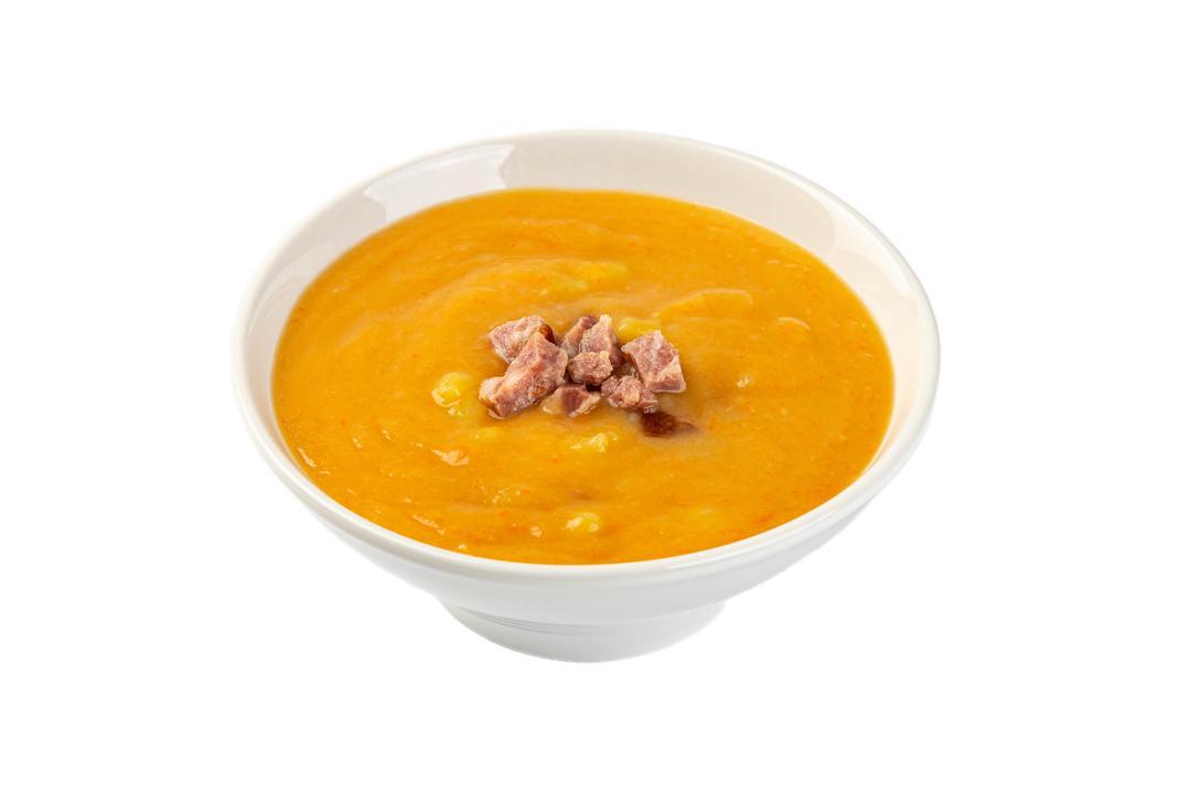 Суп ВкусВилл гороховый с копченостями 390 гр., картон
