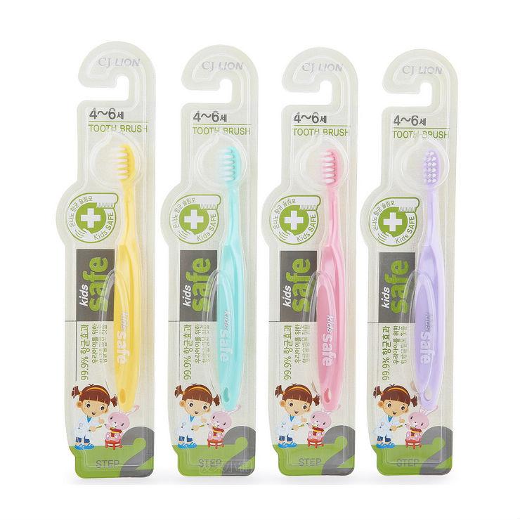 Зубная щетка для детей 4-6 лет, мягкая, Cj Lion Kids Safe, блистер