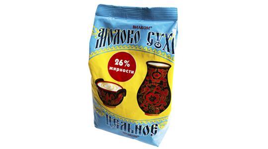 Сухое молоко Кувшин ВИАКОМ 26% цельное 400 гр., флоу-пак