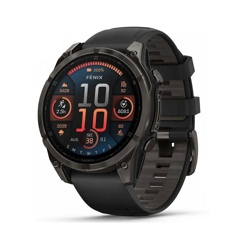 Смарт-часы Garmin Fenix 8, 47мм, 1.4", черный