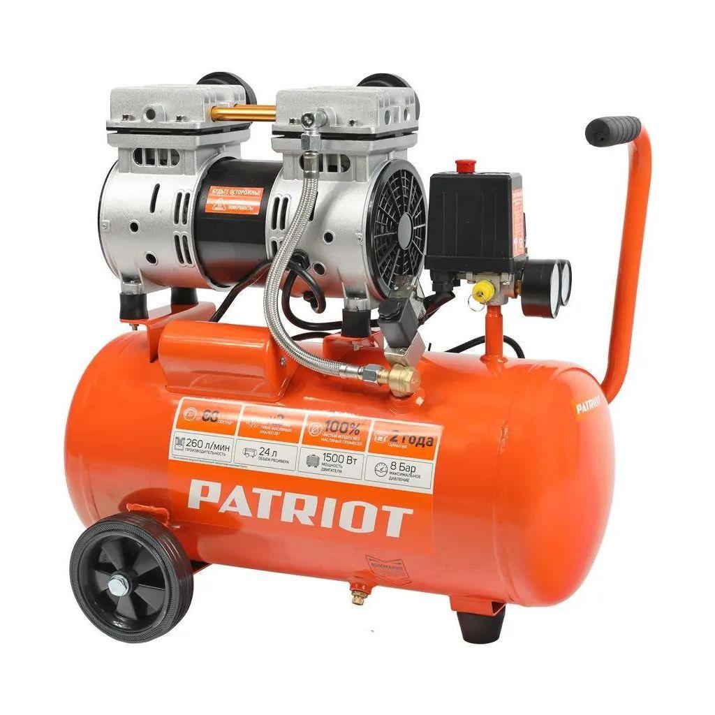 Компрессор поршневой Patriot WO 24-260S безмасляный [525301921]
