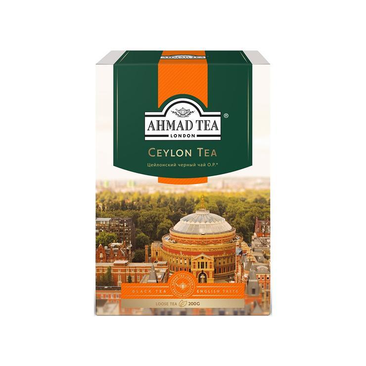 Чай черный Ahmad Tea Ceylon Tea Orange Pekoe, 200 гр., картон