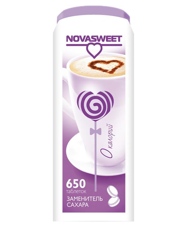Заменитель сахара Novasweet 650 таблеток, 39 гр., ПЭТ