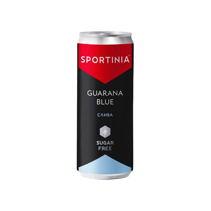 Напиток Sportinia Guarana Blue манго 330 мл., ж/б