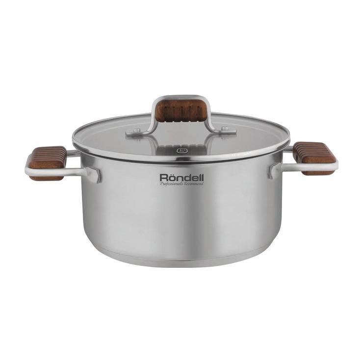 Кастрюля Rondell Fjord RDS-1791, нержавеющая сталь, с крышкой 3,2 л., картон