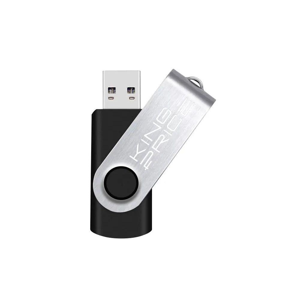 Флешка USB KINGPRICE KPFD2 64ГБ, USB2.0, черный [kpfd2a064abk]