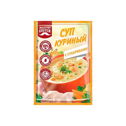 Суп Maestro Gusten куриный с сухариками 16 гр., саше