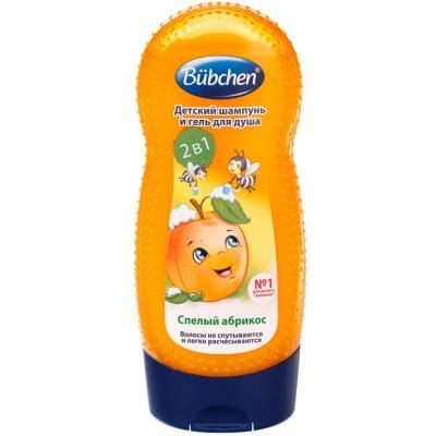 Детский шампунь и Гель для душа Спелый абрикос Bubchen , Bubchen, 230 мл., пакет