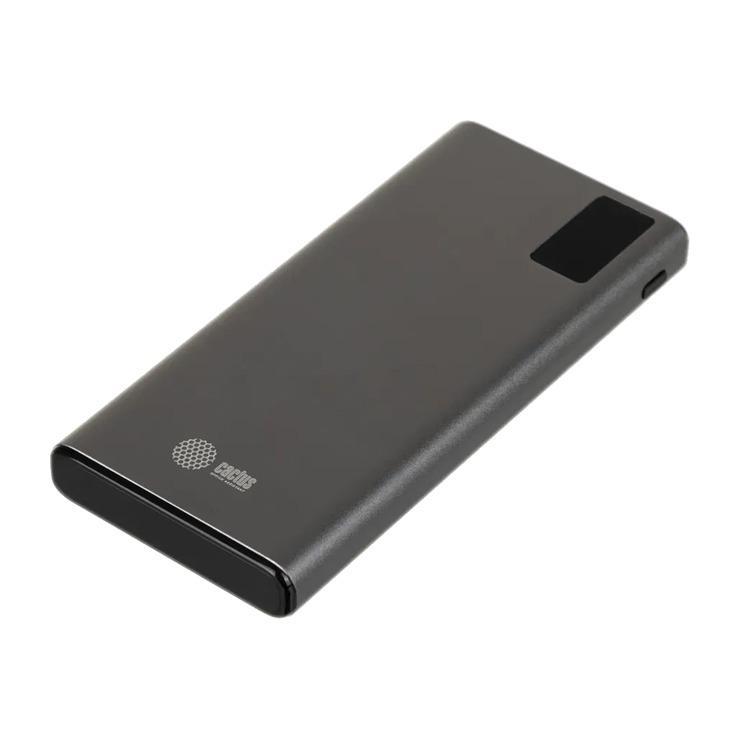 Внешний аккумулятор (Power Bank) Cactus CS-PBFSLT-10000, 10000мAч, серый