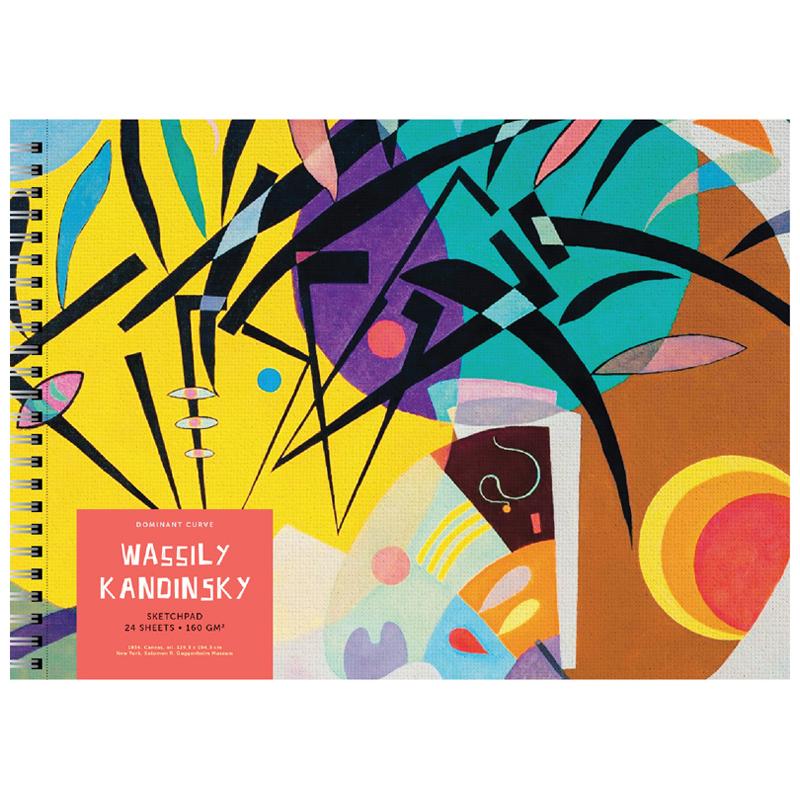 Альбом Greenwich Line The origin of abstraction А4 для рисования 24 листа на гребне глянцевая ламинация 160 г/м2 перфорация на отрыв., пакет