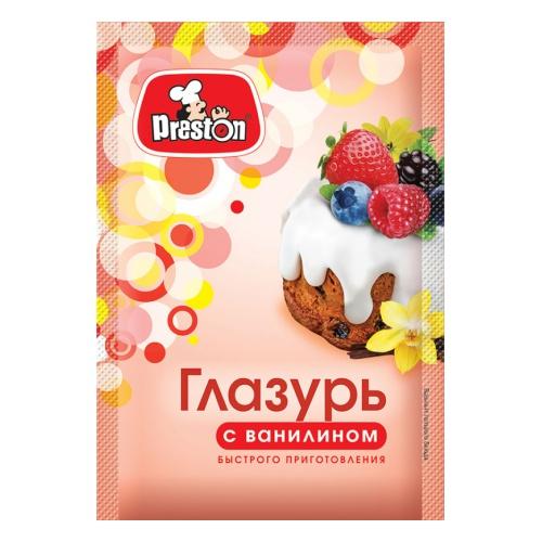 Глазурь Preston с ванилином 50 гр., саше