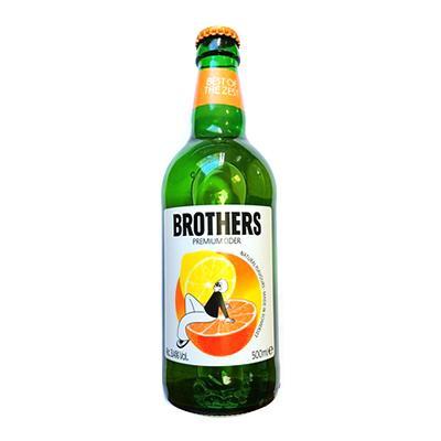Сидр яблочный Brothers Best Of The Zest игристый полусладкий 3,4% Великобритания 500 мл., стекло