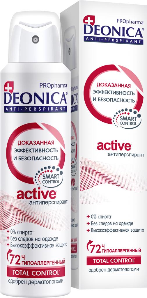 Антиперспирант Deonica PROpharma спрей ACTIVE 150 мл., картон