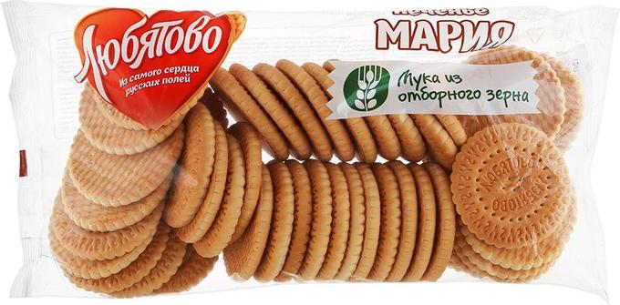 Печенье Любятово Мария 500 гр., флоу-пак