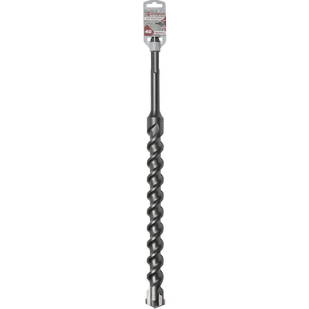 Бур MONOGRAM 088-703, по бетону/кирпичу/камню, 40мм, SDS-MAX, 1шт