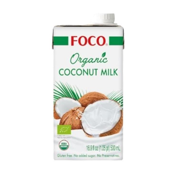 Молоко FOCO Organic кокосовое 500 мл., тетра-пак