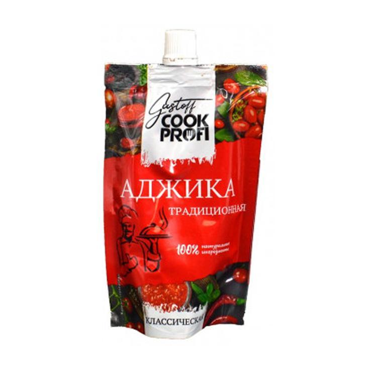 Аджика Gustoff Cook Profi традиционная 150 гр., дой-пак с дозатором