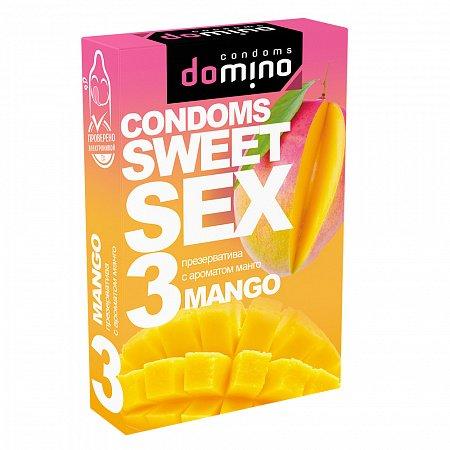 Презервативы Domino Sweet Sex Mango 3шт.*12, картон