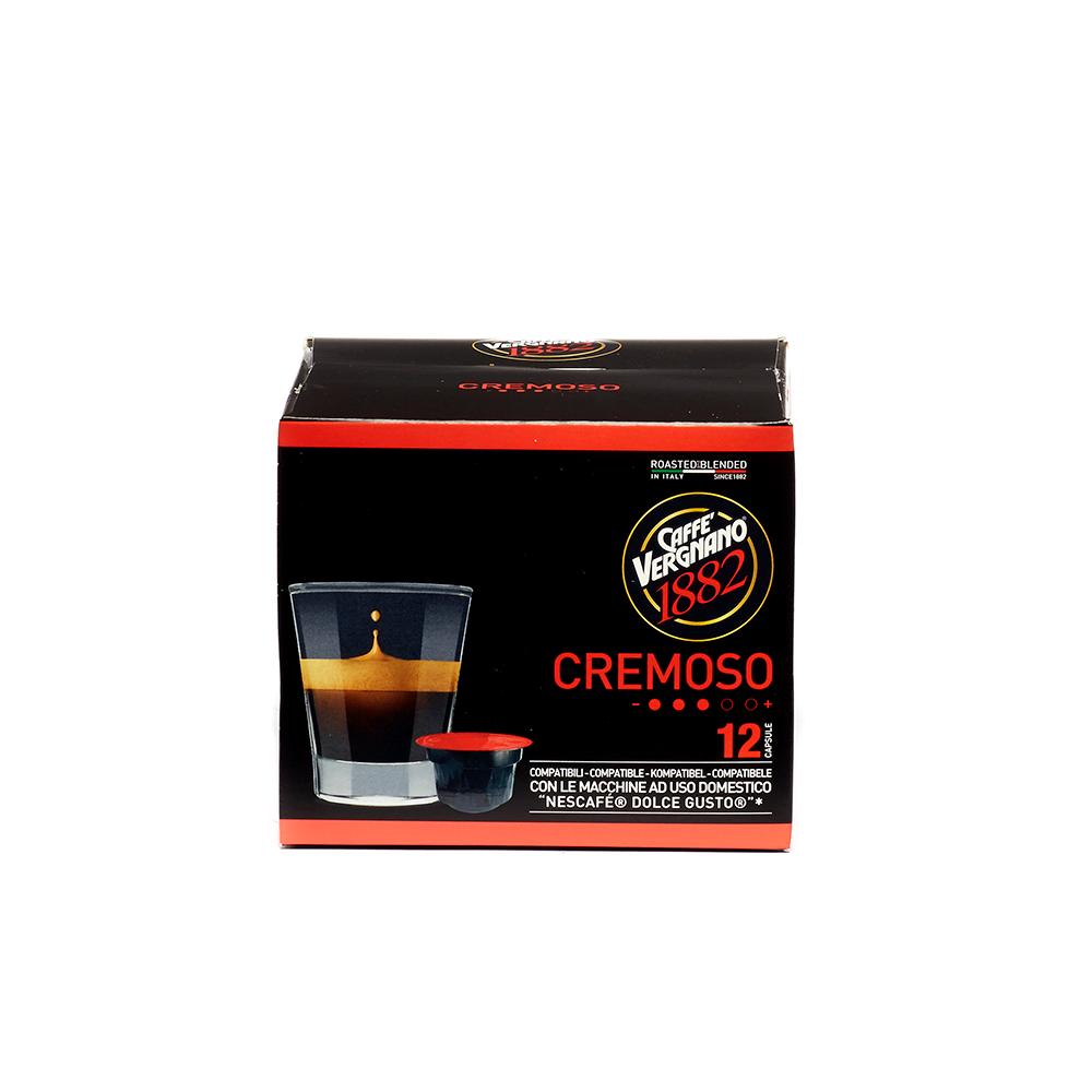 Кофе Caffe Vergnano Dolce Gusto Cremoso, 12 капсул флоу-пак