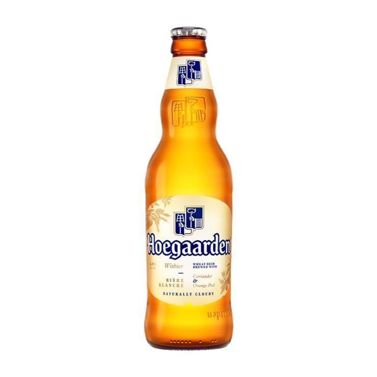 Пиво Hoegaarden Blanche светлое фильтрованное пастеризованное 4,9% 440 мл., стекло