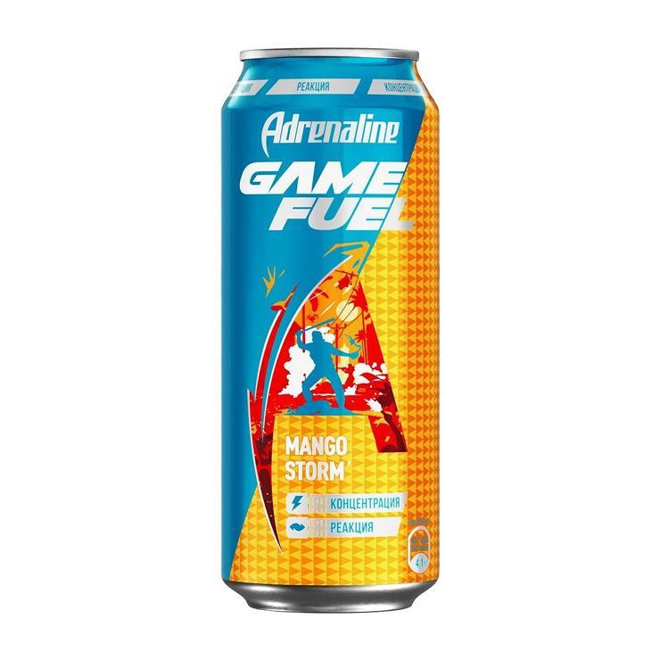 Напиток энергетический Adrenaline Rush манго 449 мл., ж/б