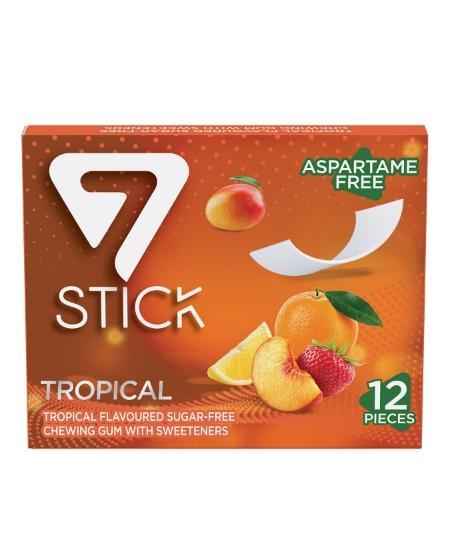 Жевательная резинка 7 STICK Tropical 33 гр., картон