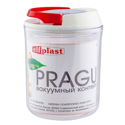 Банка вакуумная h135d105 мм 0,7 л ПРОЗРАЧНЫЙ ПЛАСТИК Elfplast