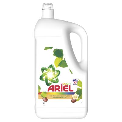 Гель для стирки Ariel сolor аромат ванили и кедрового дерева 5.005 л., флакон