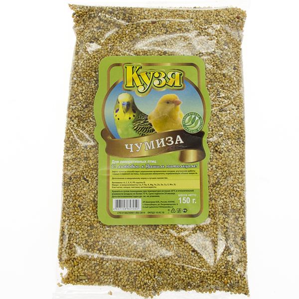 Чумиза для птиц Кузя 150 гр., флоу-пак