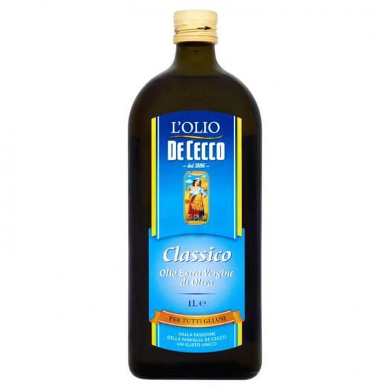 Масло оливковое De Cecco Extra Vergine Classico нерафинированное 1 л., стекло