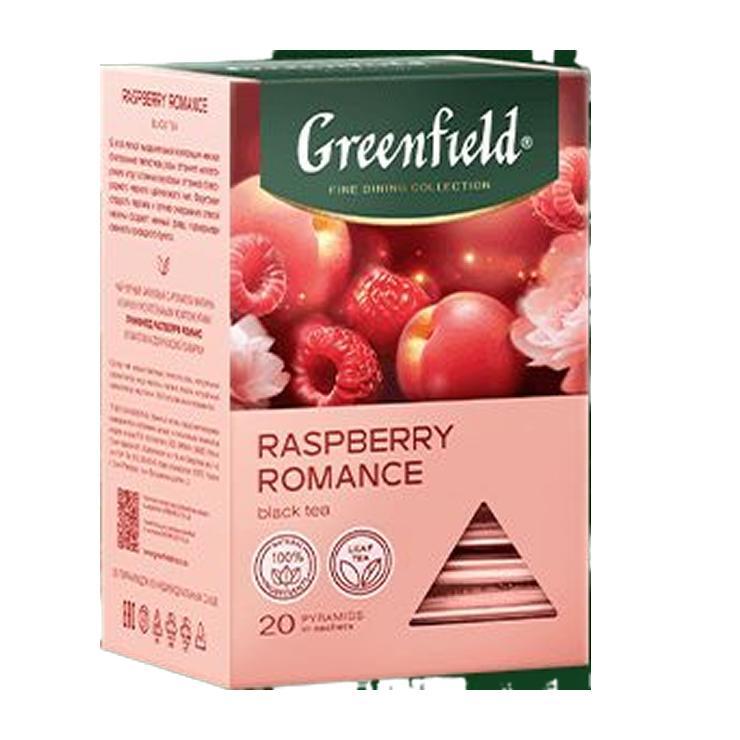 Чай Greenfield Raspberry Romance черный 1,8 гр.х 20 шт., картон