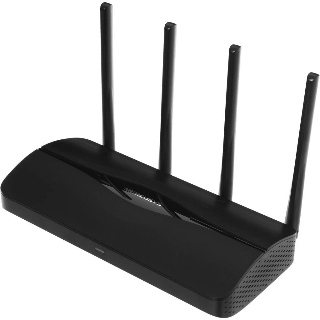 Wi-Fi роутер MERCUSYS MR27BE, Wi-Fi 7, BE3600, 2.4/5ГГц, 3 LAN, черный