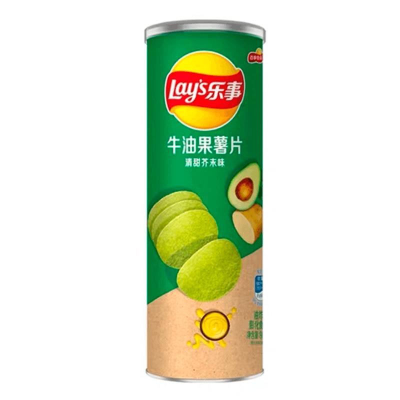 Чипсы Lay's Stax авокадо васаби 90 гр., туба