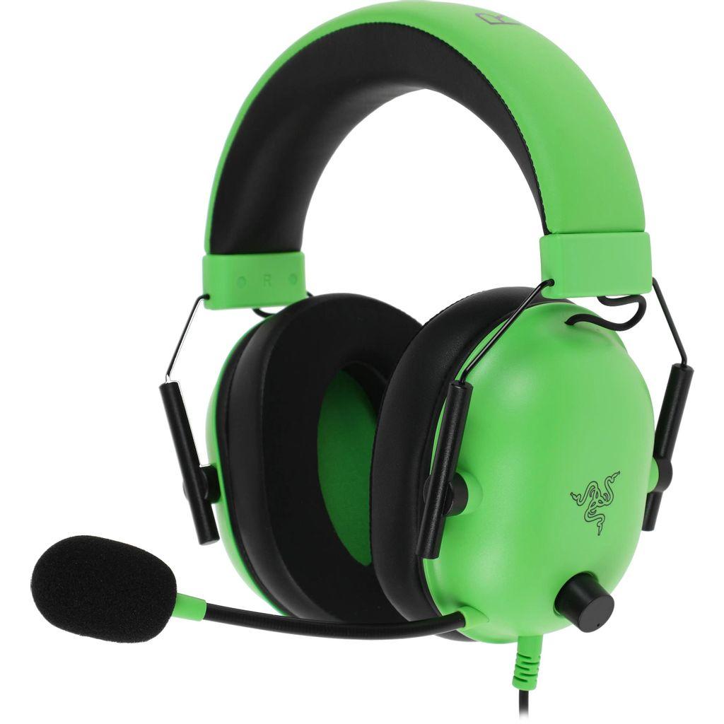 Гарнитура игровая Razer Blackshark V2 X, для компьютера и игровых консолей, мониторные, проводные, зеленый [rz04-03240600-r3m1]