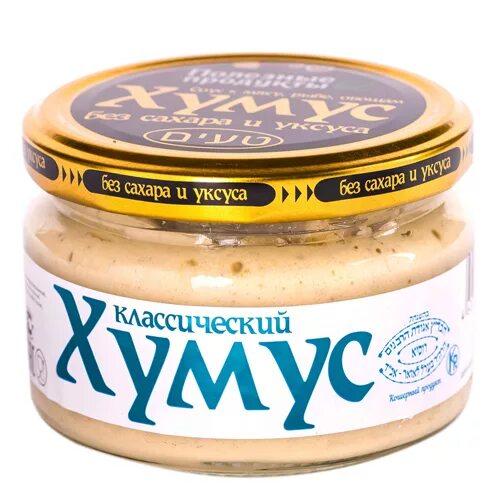 Хумус Полезные продукты классический 500 гр., стекло