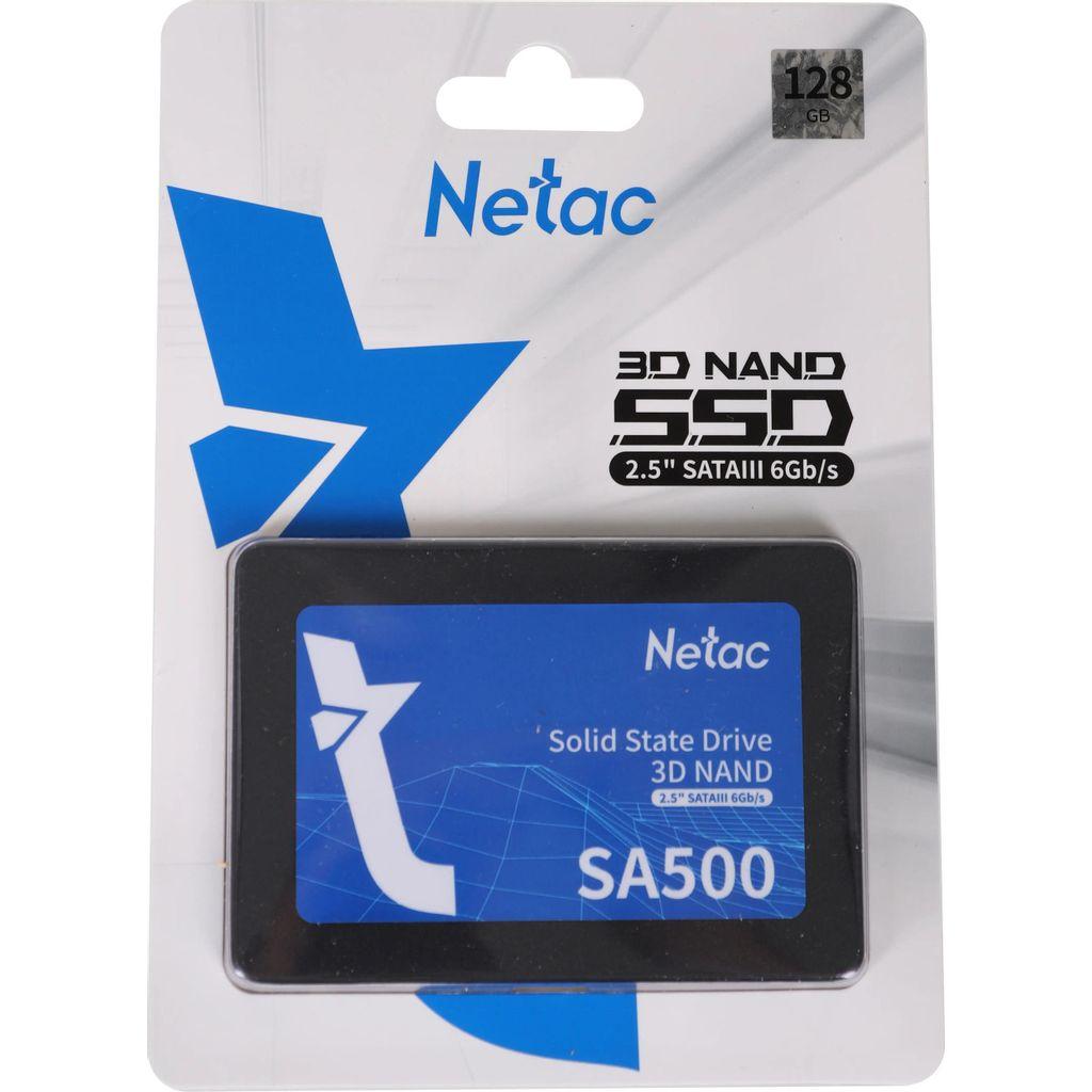 128ГБ SSD накопитель Netac SA500 NT01SA500-128-S3X 2.5", SATA III, SATA