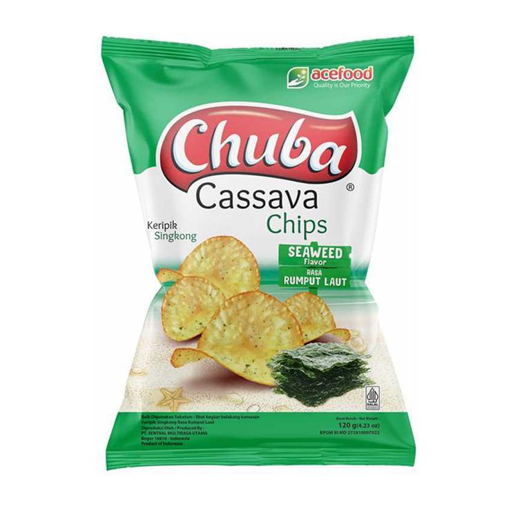 Чипсы Chuba из кассавы со вкусом нори 120 гр., флоу-пак