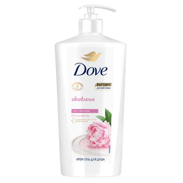 Гель для душа Dove Сливочная ваниль и пион 610 мл., флакон