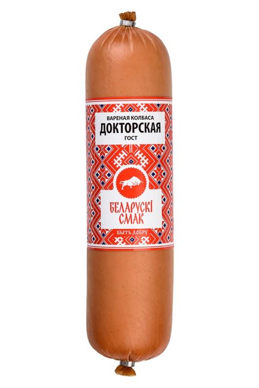 Колбаса Белорусские рецепты Докторская варенная ГОСТ, 20 кг., полиамид
